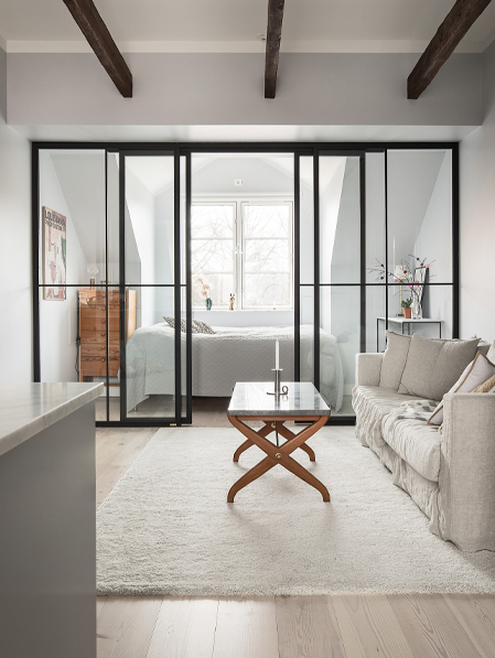 Glasvägg Inomhus: Skapa Stil och Rymd i Ditt Hem